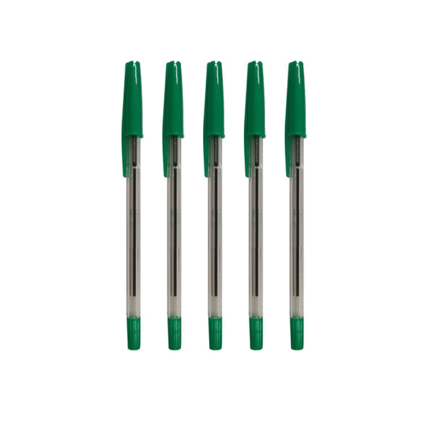 Ballpoint Pen Medium Green Pack of 50