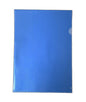 A4 Polypropylene Cut Flush Folder Transparent Blue (Pack of 100)