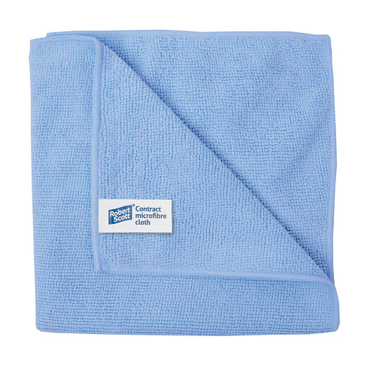 Microfibre Cloth 400 x 400mm Blue (10)