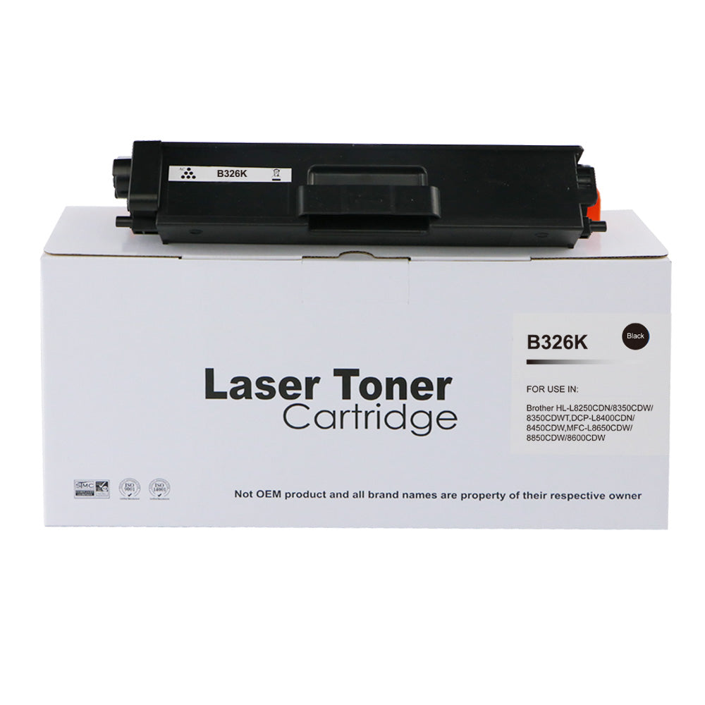 Compatible Brother TN326BK Black Hi Cap Toner