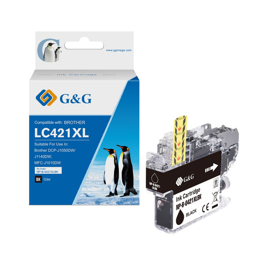 Compatible Brother LC421XLBK High Capacity Black Ink Cartridge