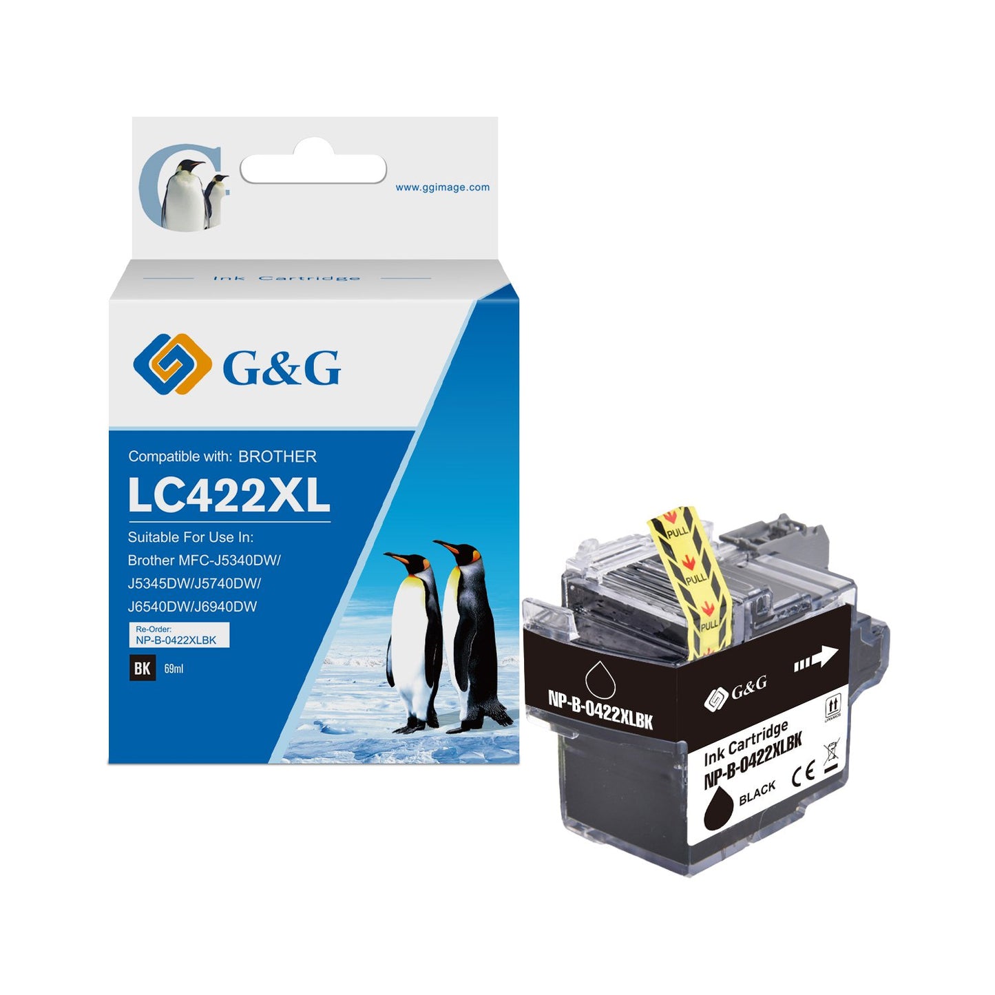 Compatible Brother LC422XLBK High Capacity Black Ink Cartridge