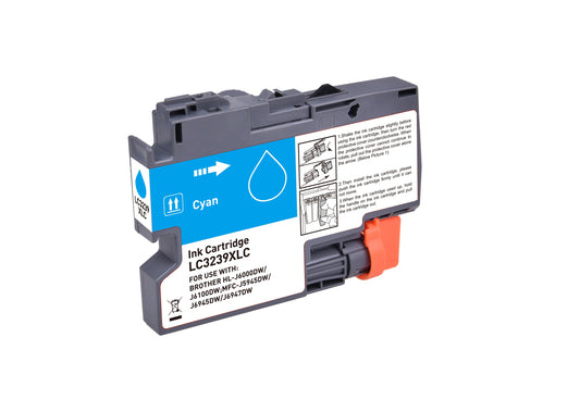 Compatible Brother  LC3239XLC Cyan Hi Cap  Ink Cartridge