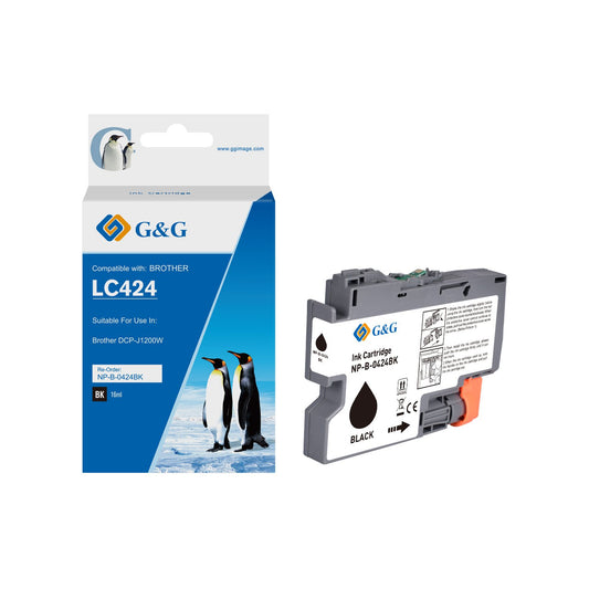 Compatible Brother LC424BK Black Ink Cartridge