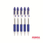 Zebra Z-Grip Retractable Ballpoint Pen Blue ink - Pack of 12