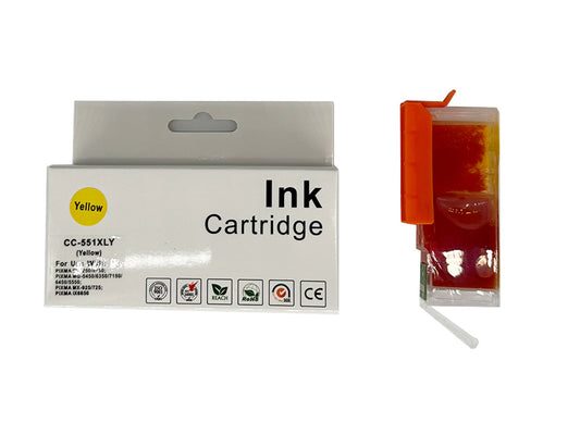 Compatible Canon CLI-551XLY Yellow Inkjet