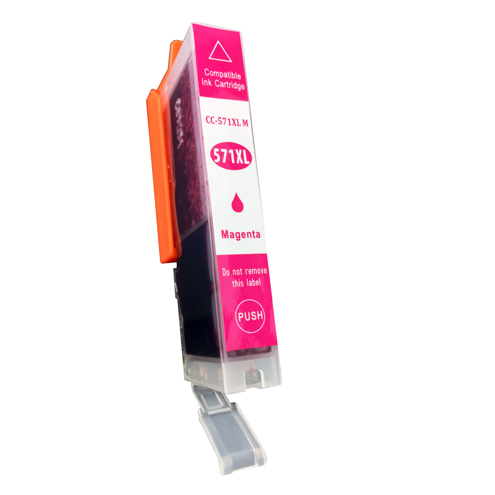 Compatible Canon  CLI-571XLM Hi Yield Magenta Ink Cartridge