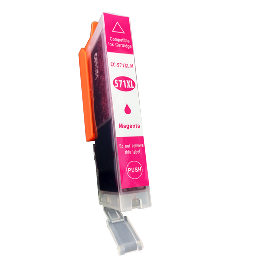 Compatible Canon  CLI-571XLM Hi Yield Magenta Ink Cartridge