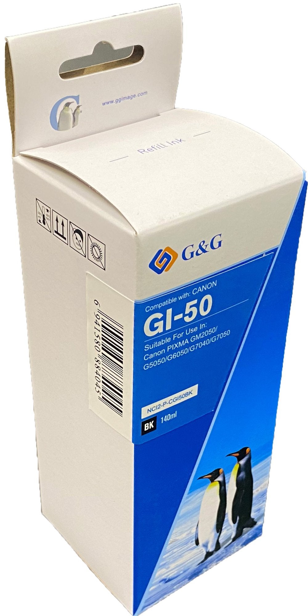 Compatible Canon G+G GI-50PGBK Black Ink Bottle