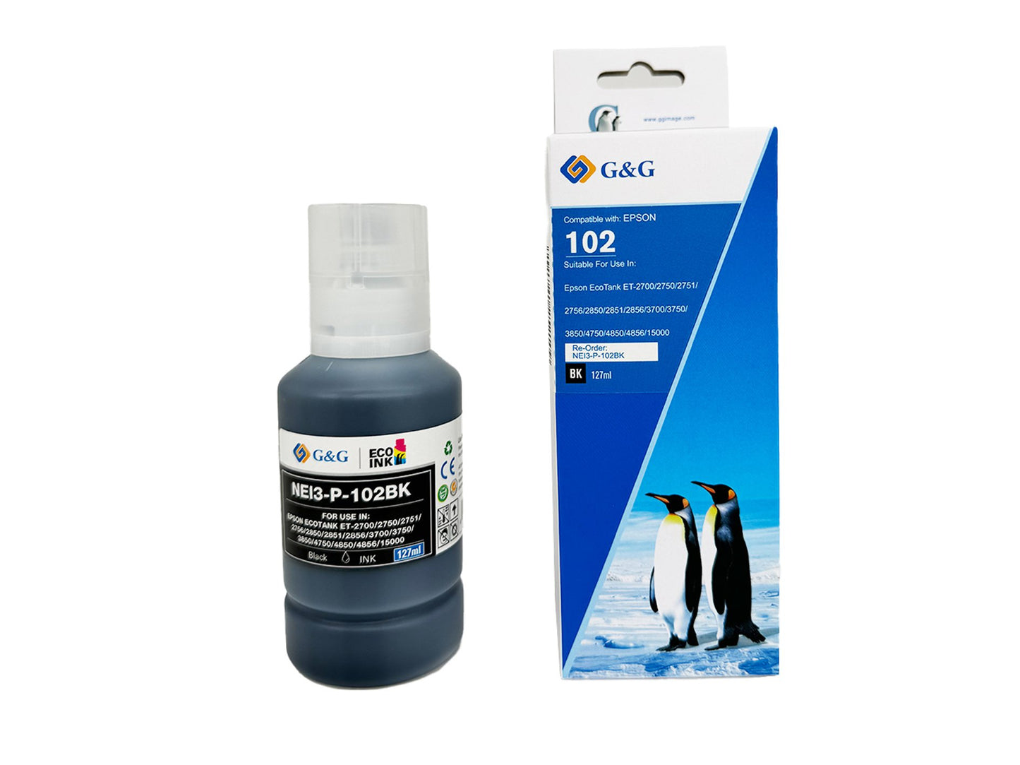 Compatible Epson  102 Ecotank Black Ink Bottle C13T03R140