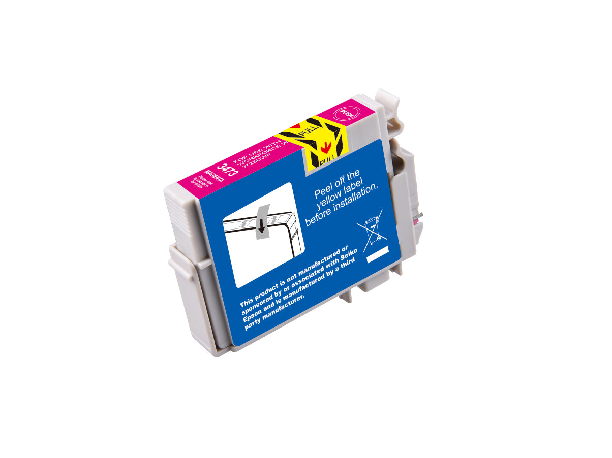 Compatible Epson T3473 Magenta Hi Cap T34734010 Inkjet