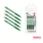 Zebra Z-Grip Smooth Retractable Ballpoint Pen Green Ink - Pack of 50