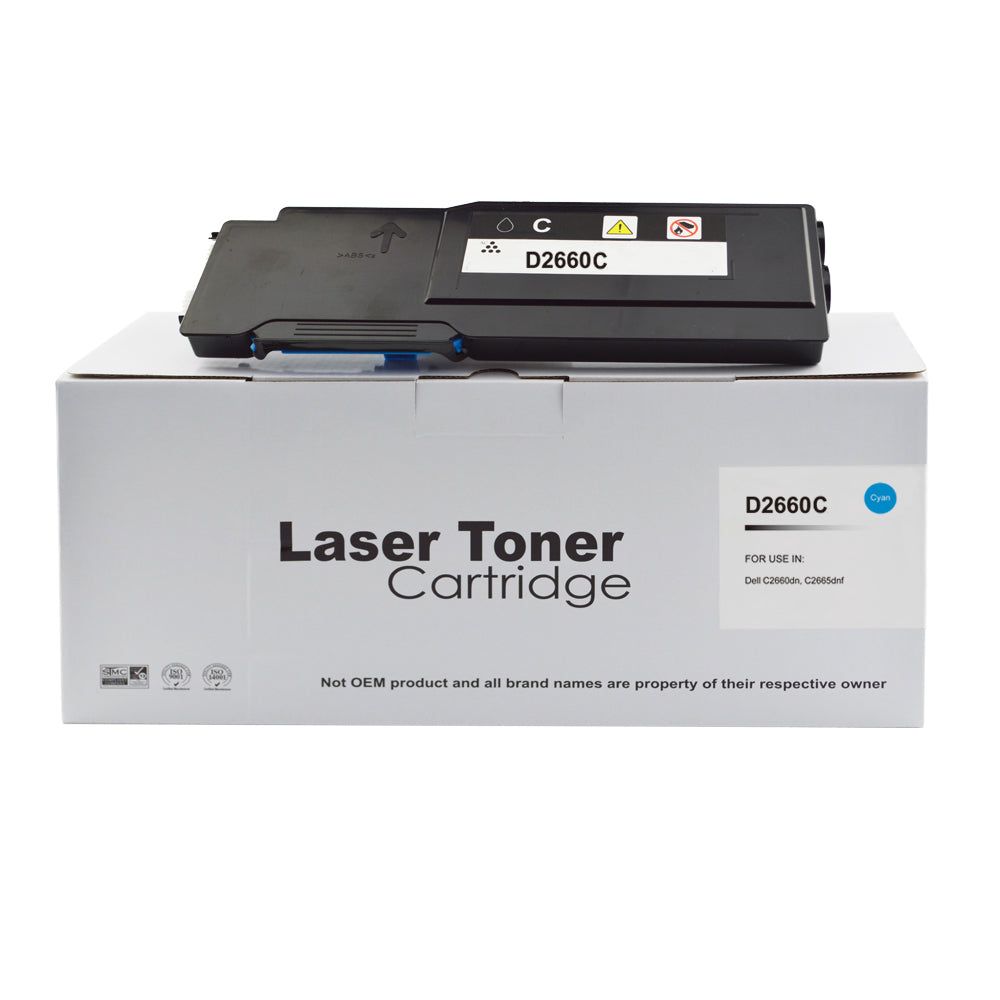 Compatible Dell 593-BBBT Cyan Hi Cap Toner