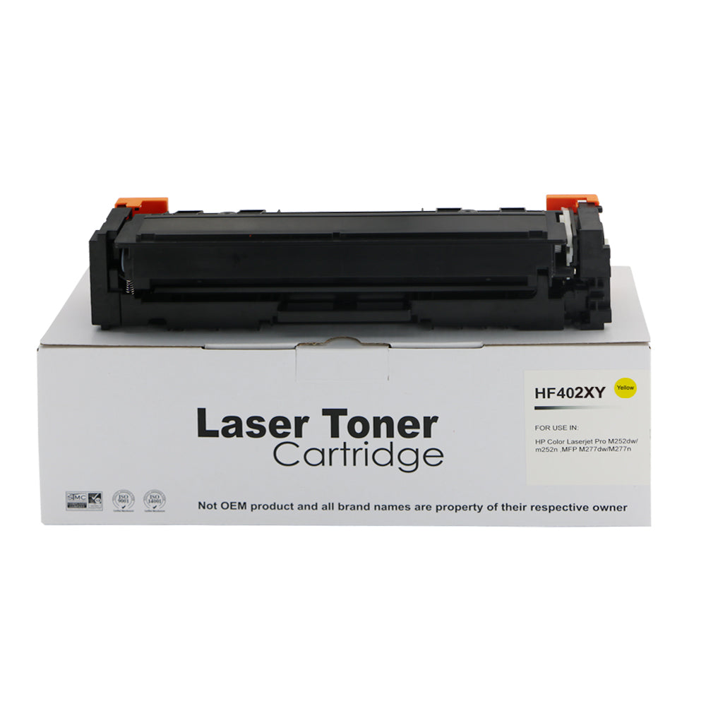 Compatible HP CF402X Yellow Hi Cap 201X Toner