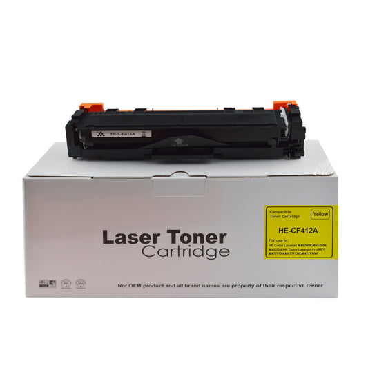 Compatible HP CF412A Yellow 412A Toner