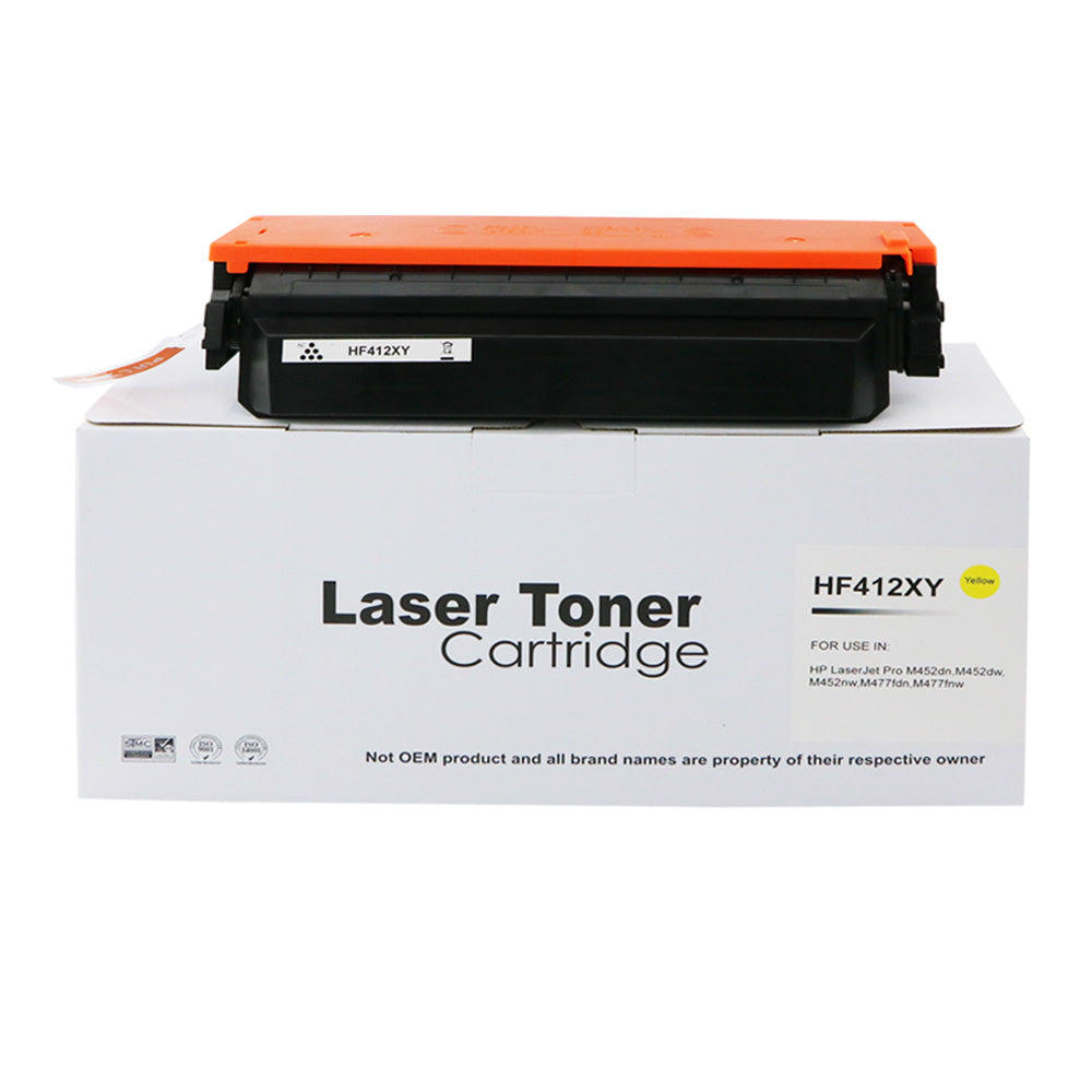 Compatible HP CF412X Yellow Hi Cap 412X Toner