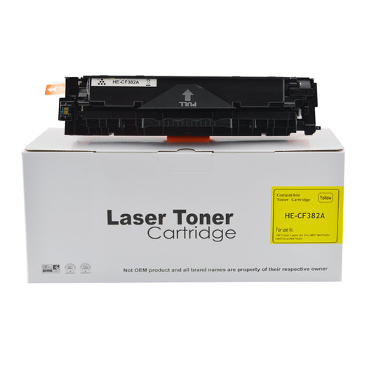 Compatible HP CF382A Yellow 312A Toner