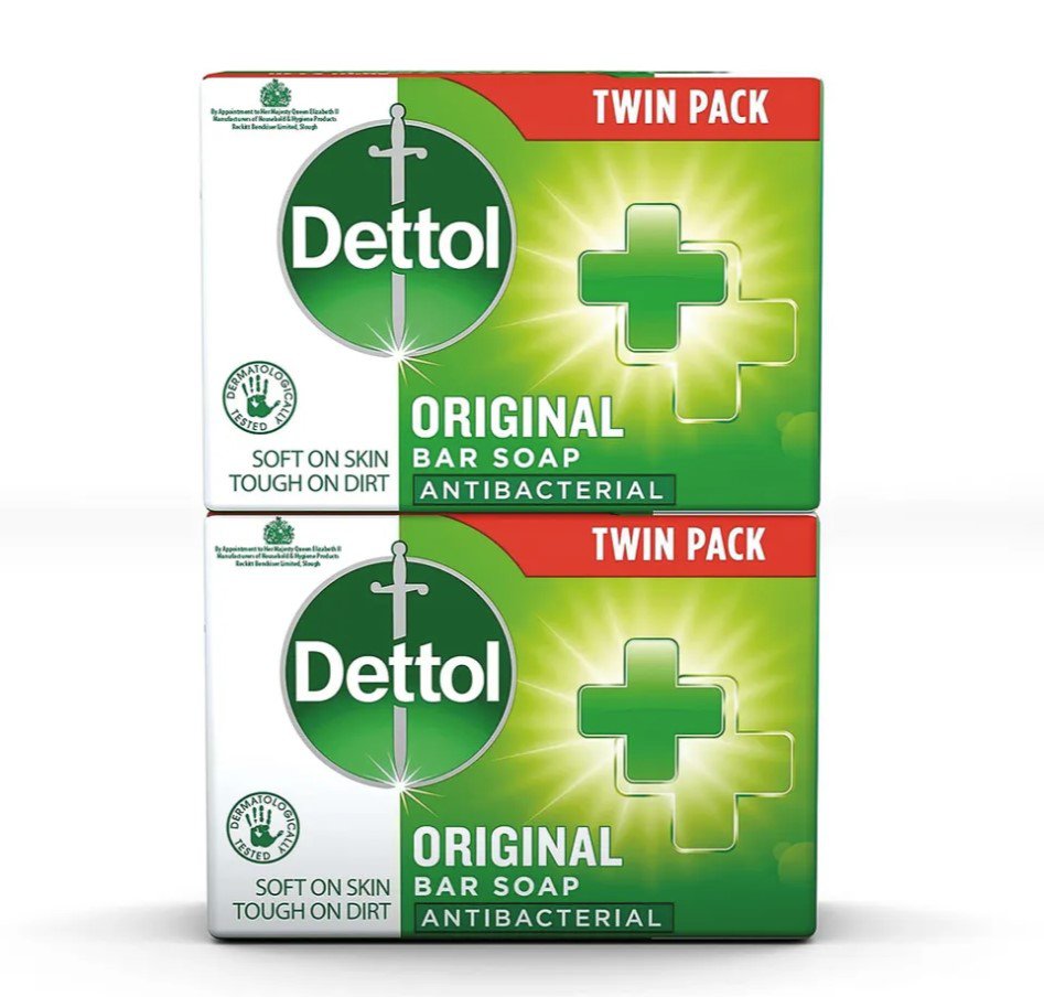 Dettol Soap Antibac Twin 100g (2)