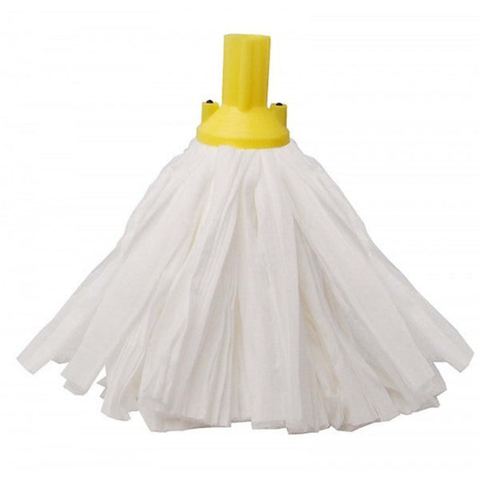 Purely Smile Big White Socket Mop Yellow