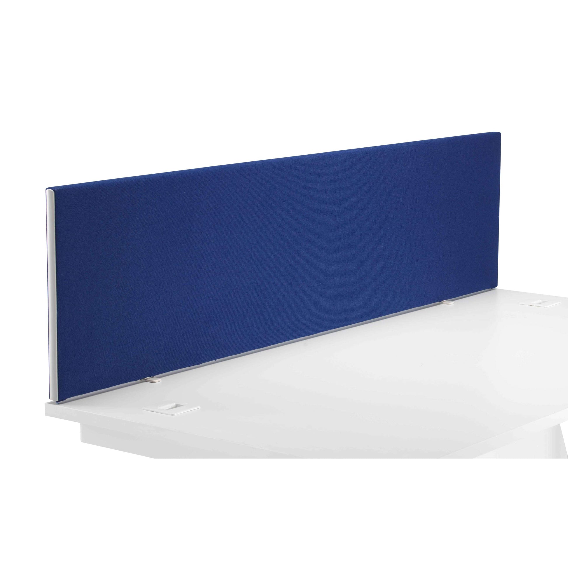 Straight Upholstered Desktop Screen | 1800mm | Royal Blue