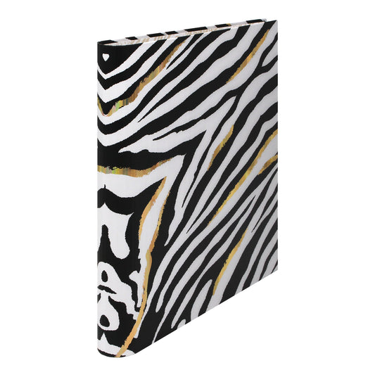 Pukka Pad Wild Roll Bound Ring binder Zebra - Preloaded with Wild A4 5 Part Divider