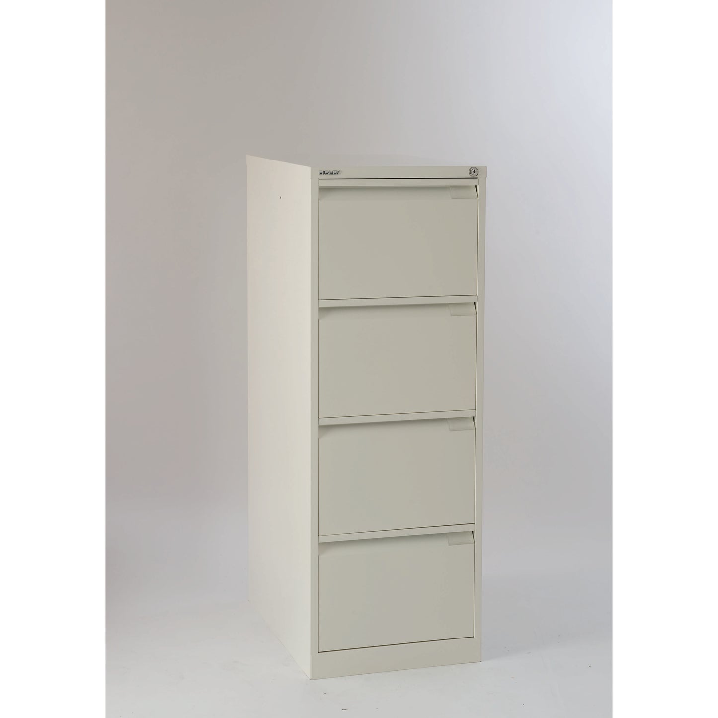 Bisley 4 Drawer Classic Steel Filing Cabinet | Chalk