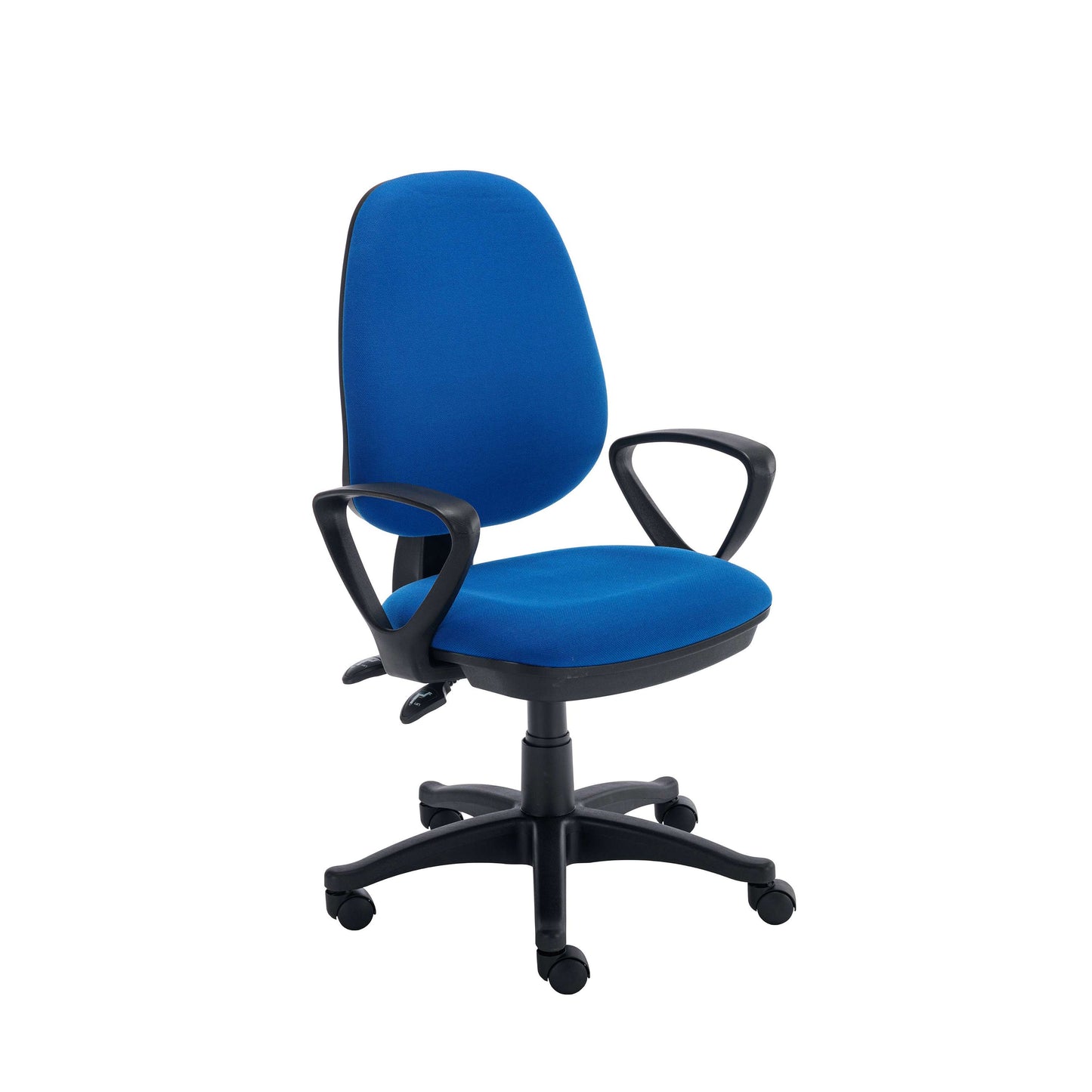 Versi 2 Lever Operator Chair | Fixed Arms | Royal Blue