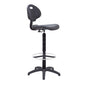 Factory Chair with Draughtsman Kit | Static Foot Ring | Black