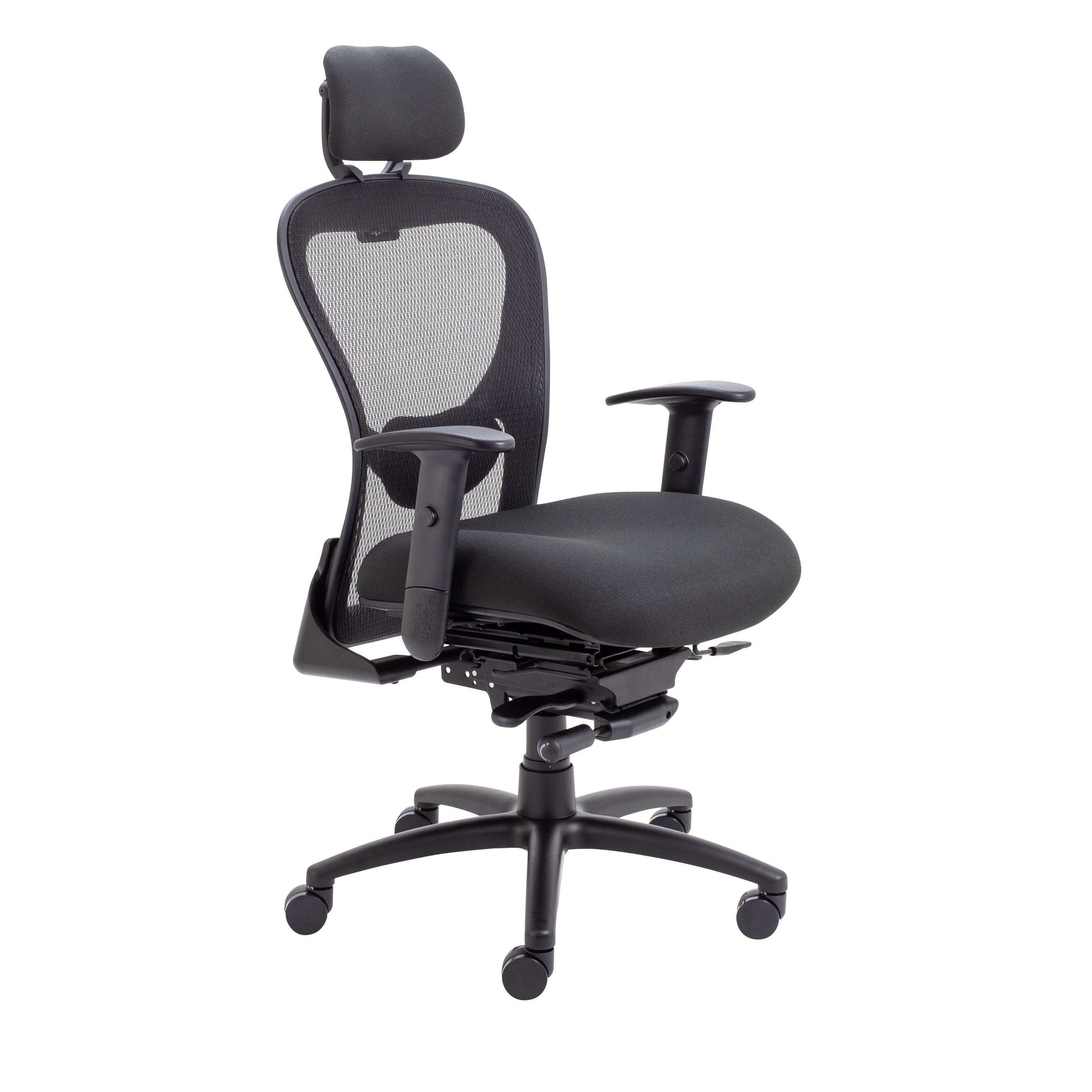 Strata High-Back Task Chair with Seat Slide | Black