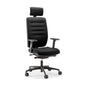 Bengal Heavy Duty Chair | High Back with Headrest | Black/Black