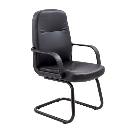 Canasta Visitor Chair | Black PU