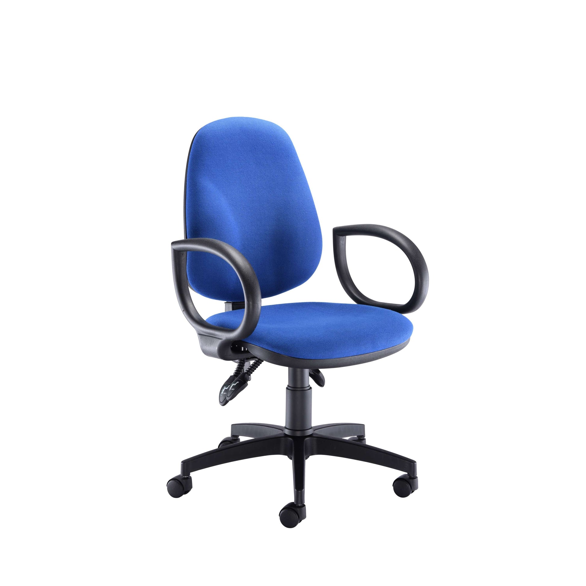 Concept Deluxe Chair | Fixed Arms | Royal Blue