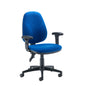 Concept Operator Chair | High-Back | Adjustable Arms | Royal Blue