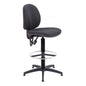 Concept Mid-Back Fixed Draughtsman-Kit Chair | Charcoal