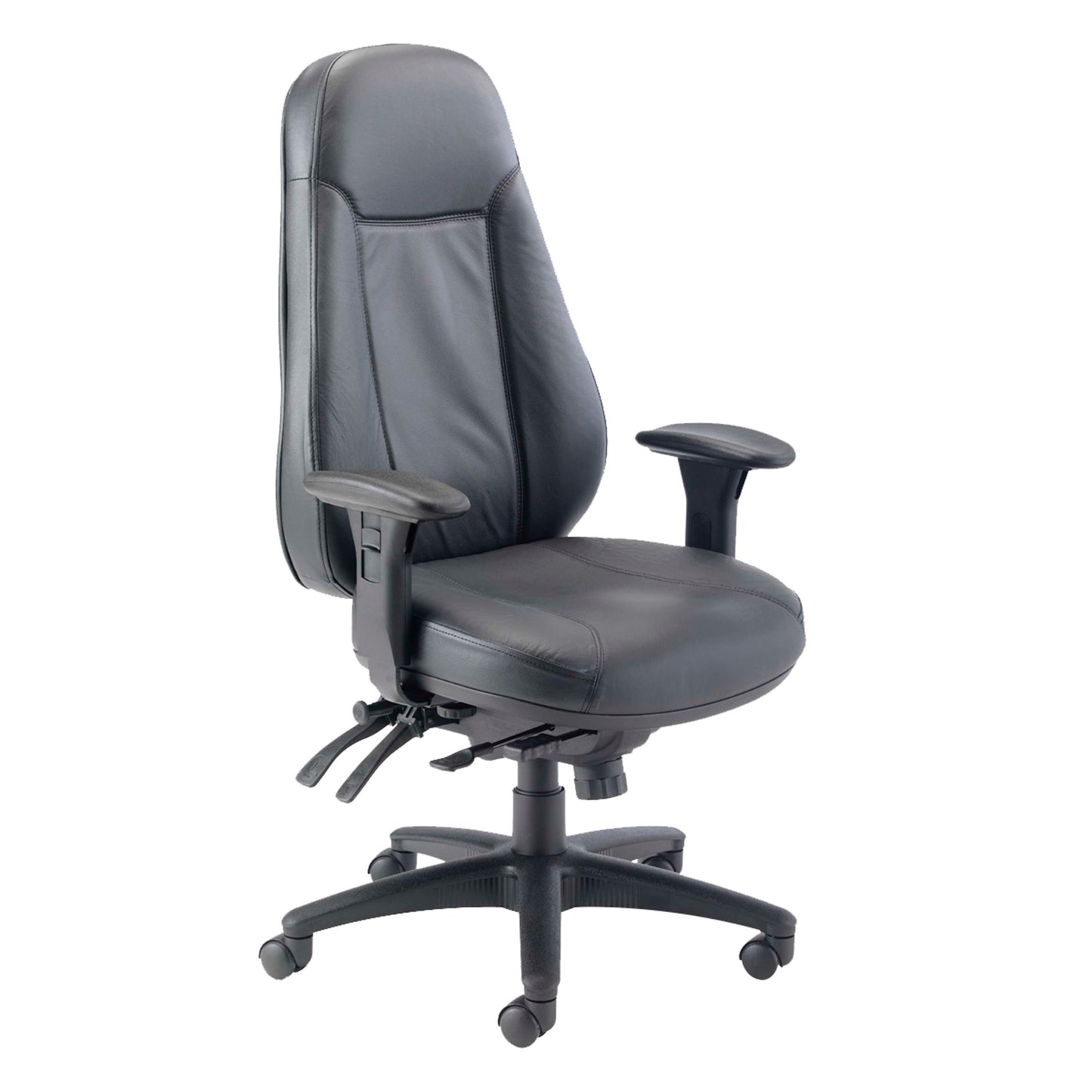 Cheetah Office Chair | Black Leather