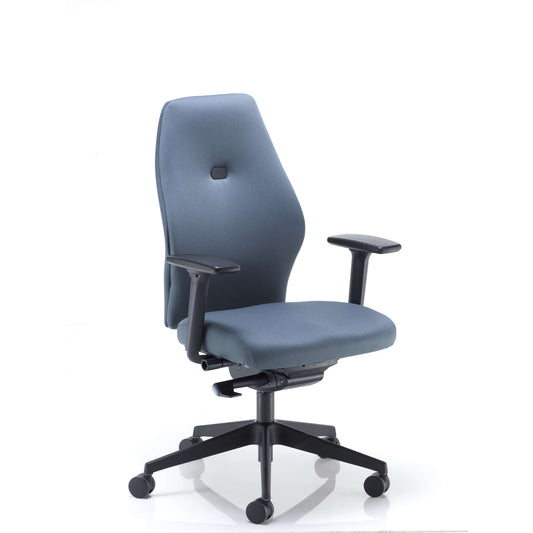 Deluxe Ergonomic Posture Chair with Height and Depth Adjustable Arms | Grey