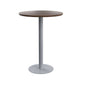 Contract Table High (FSC) | 800mm | Dark Walnut/Silver