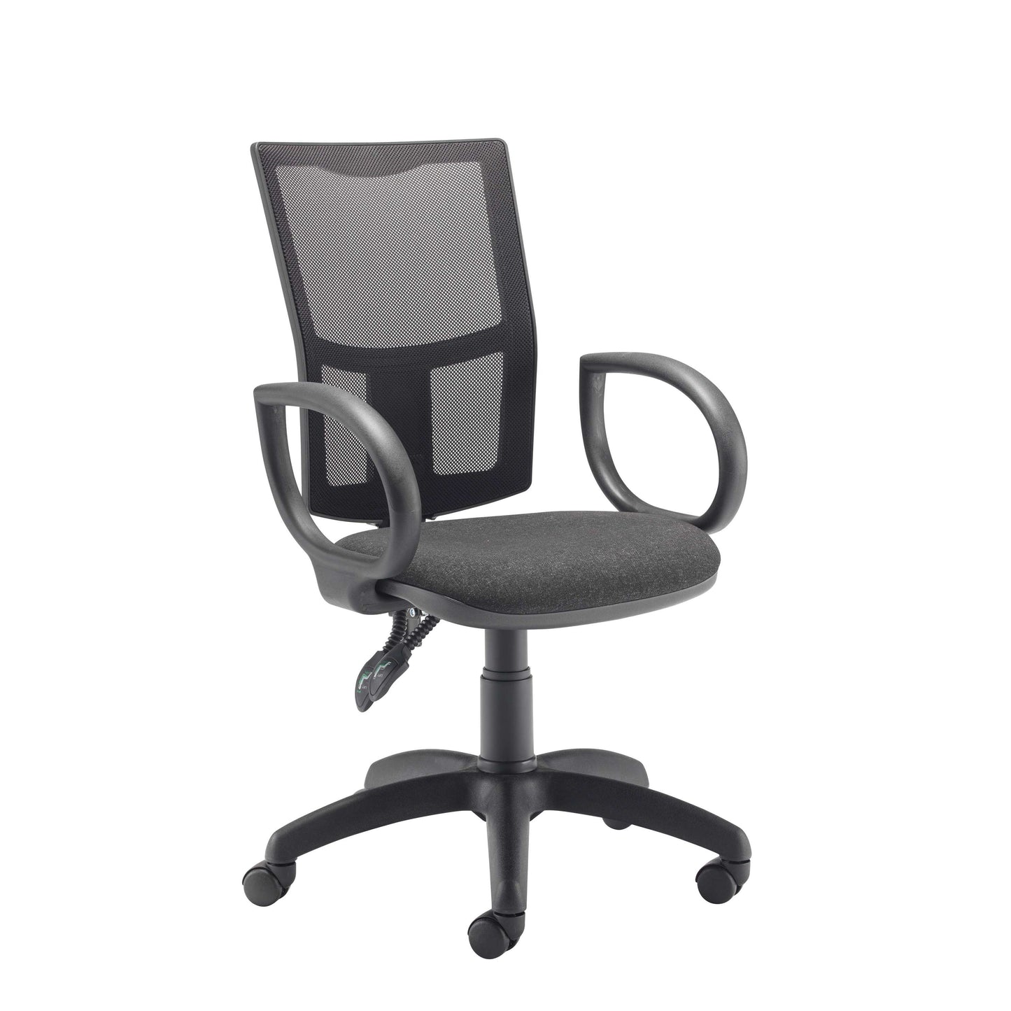 Calypso 2 Mesh Office Chair | Fixed Arms | Charcoal