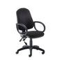 Calypso Ergo 2 Lever Office Chair with Lumbar Pump | Fixed Arms | Black