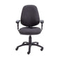 Calypso Ergo 2 Lever Office Chair with Lumbar Pump | Adjustable Arms | Charcoal