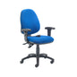 Calypso Ergo 2 Lever Office Chair with Lumbar Pump | Adjustable Arms | Royal Blue