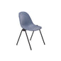 Lizzie 4 Leg Chair | Steel Blue