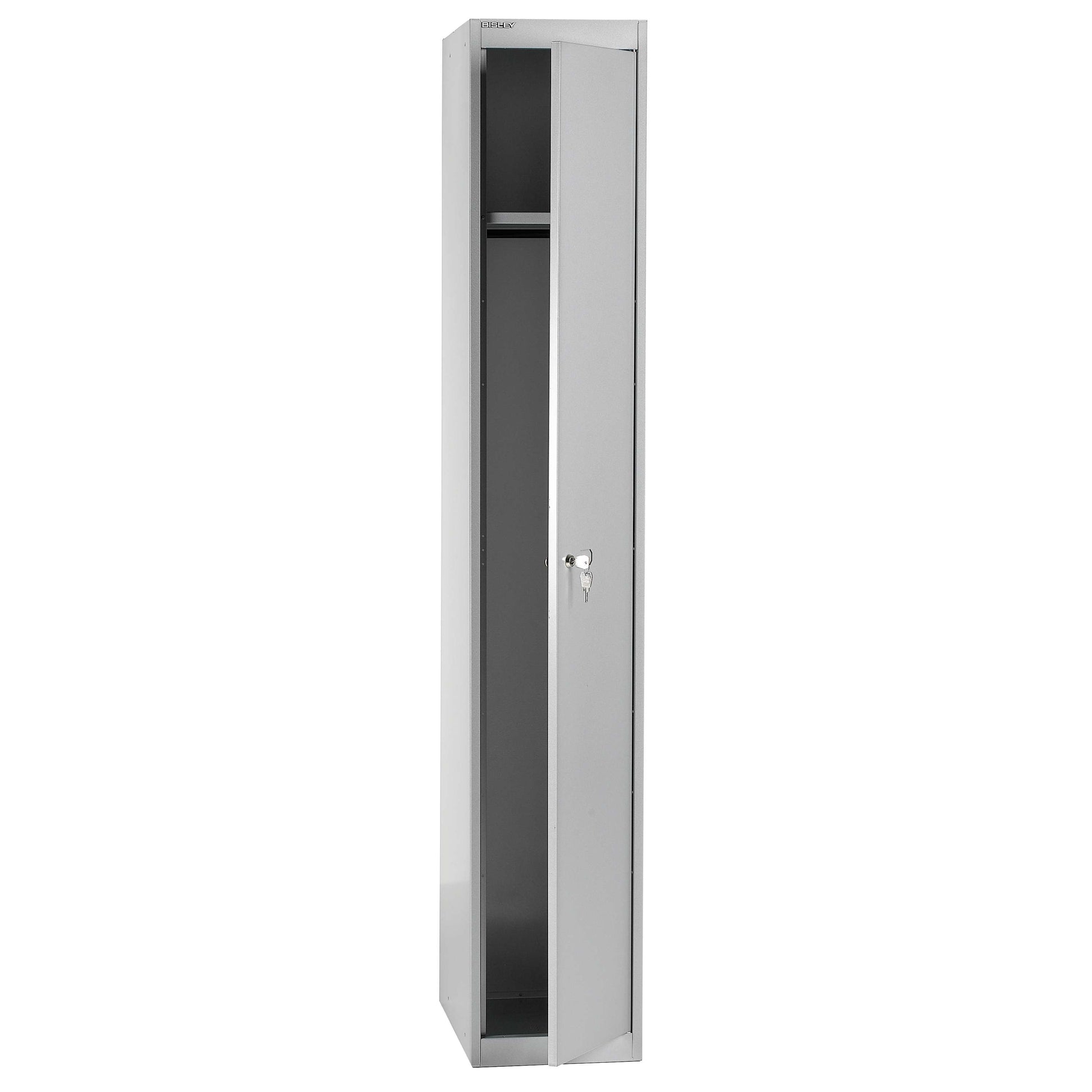 Bisley 1 Door Wardrobe Locker | 45.7 | Goose Grey