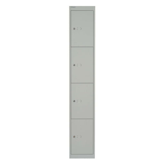 Bisley 4 Door Locker | 45.7 | Goose Grey