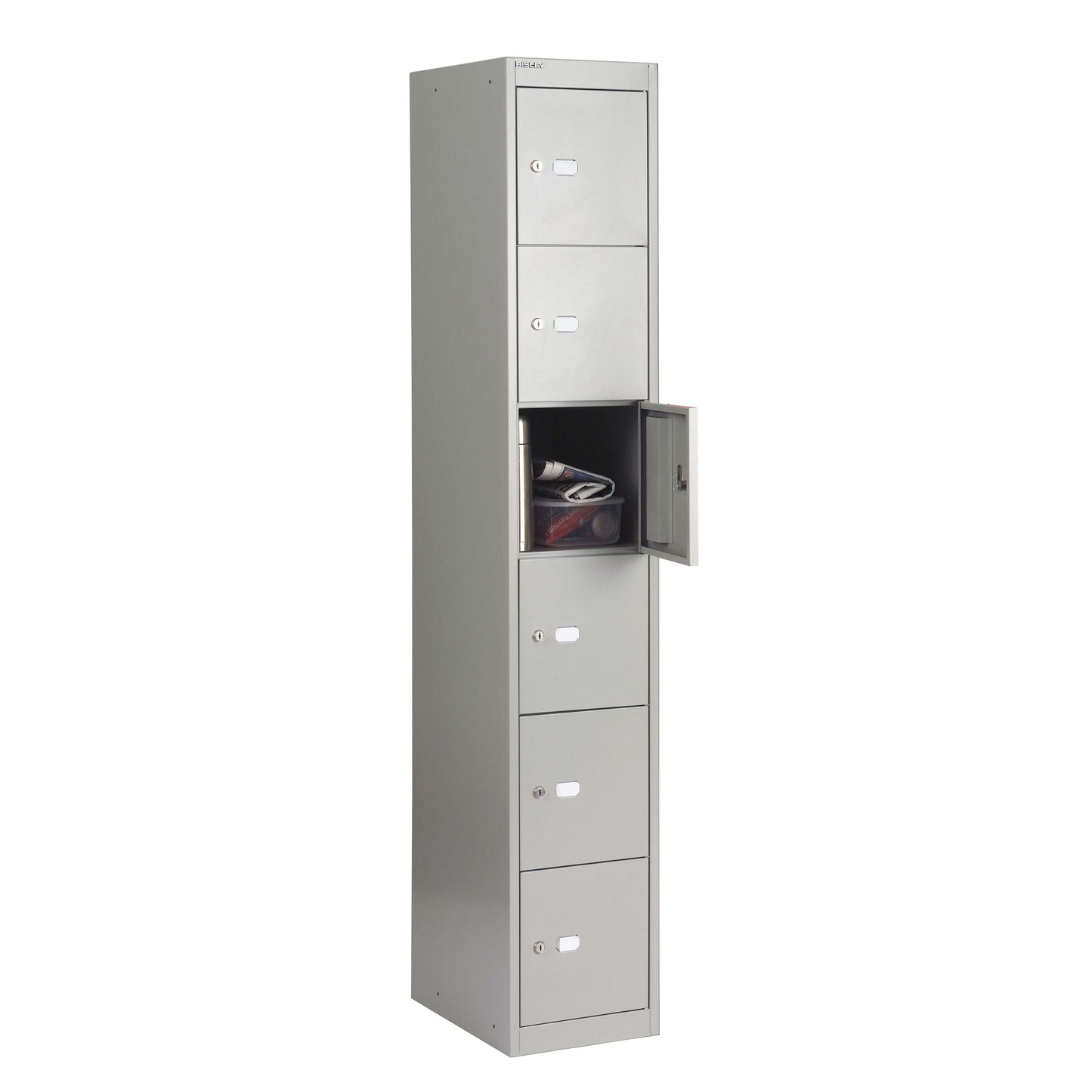 Bisley 6 Door Locker | 45.7 | Goose Grey