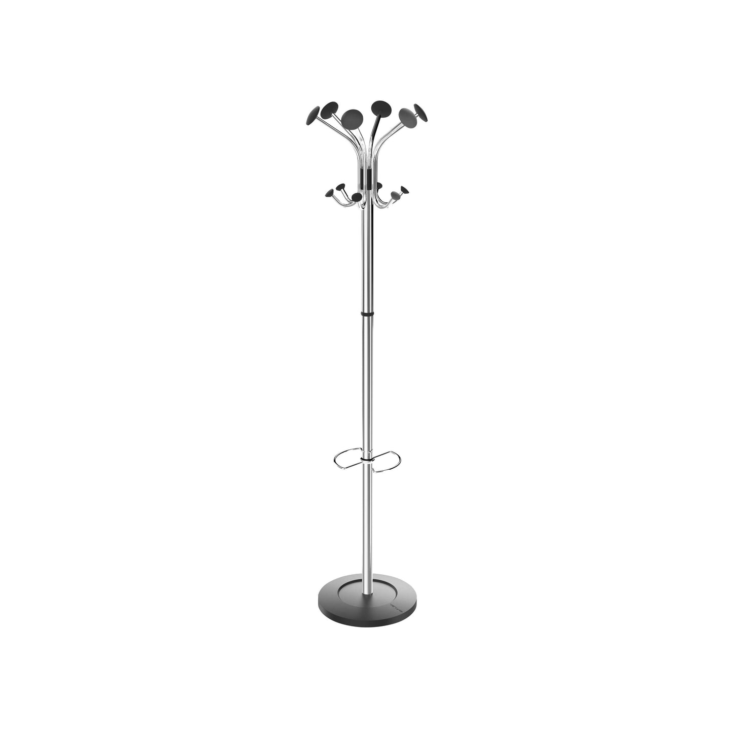 Coat stand | Chrome/Black