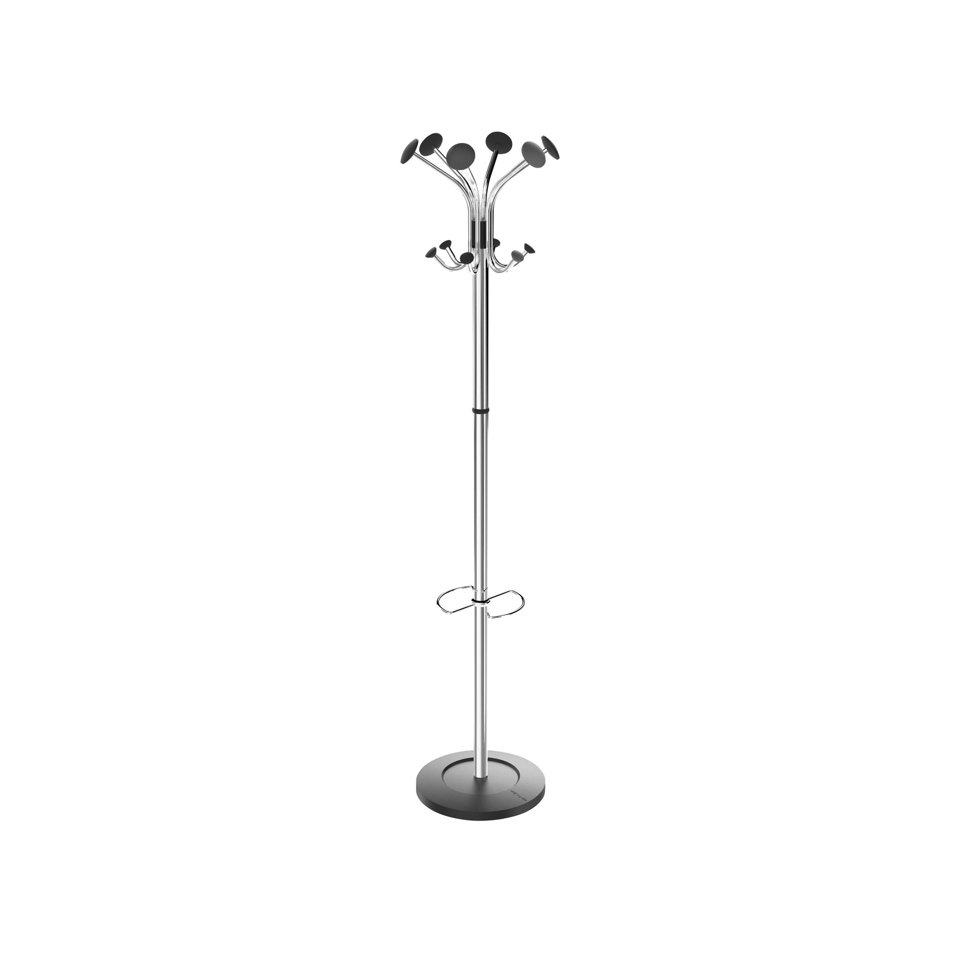 Coat stand | Chrome/Black