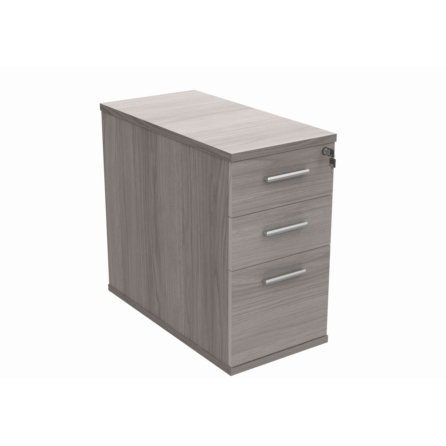 Desk High Office Storage Unit (FSC) | 800 Deep | Alaskan Grey Oak