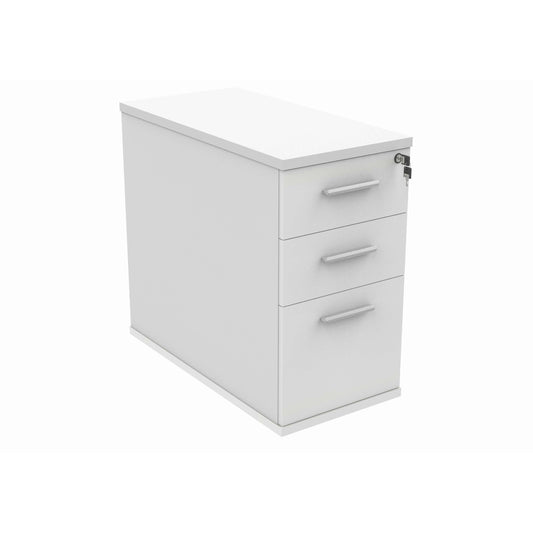 Desk High Office Storage Unit (FSC) | 800 Deep | Arctic White