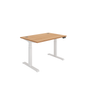 Office Rectangular Dual Motor Sit Stand Desk (FSC) | 1200X800 | Beech/White